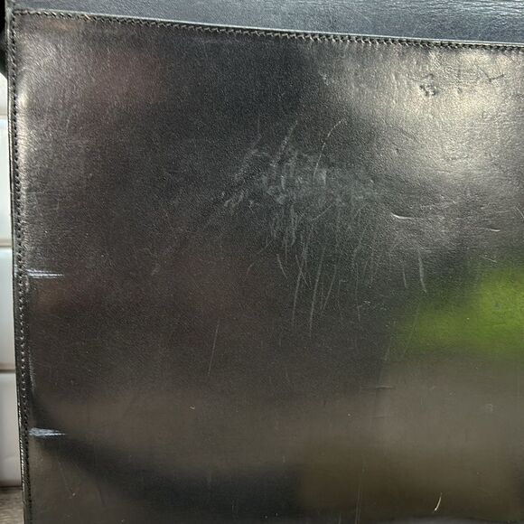 *5123 Coach black leather briefcase - Picture 8 of 13